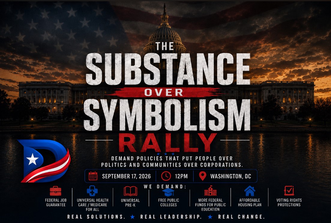 Substance Over Symbolism Rally